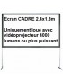 Location Ecran Cadre : 2.40 x 1.80 M